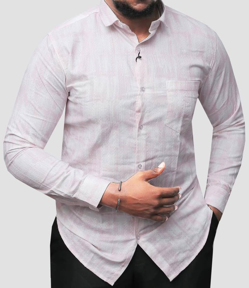 Men casual long sleeved shirts