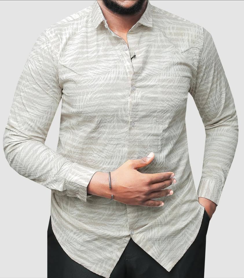 Men casual long sleeved shirts
