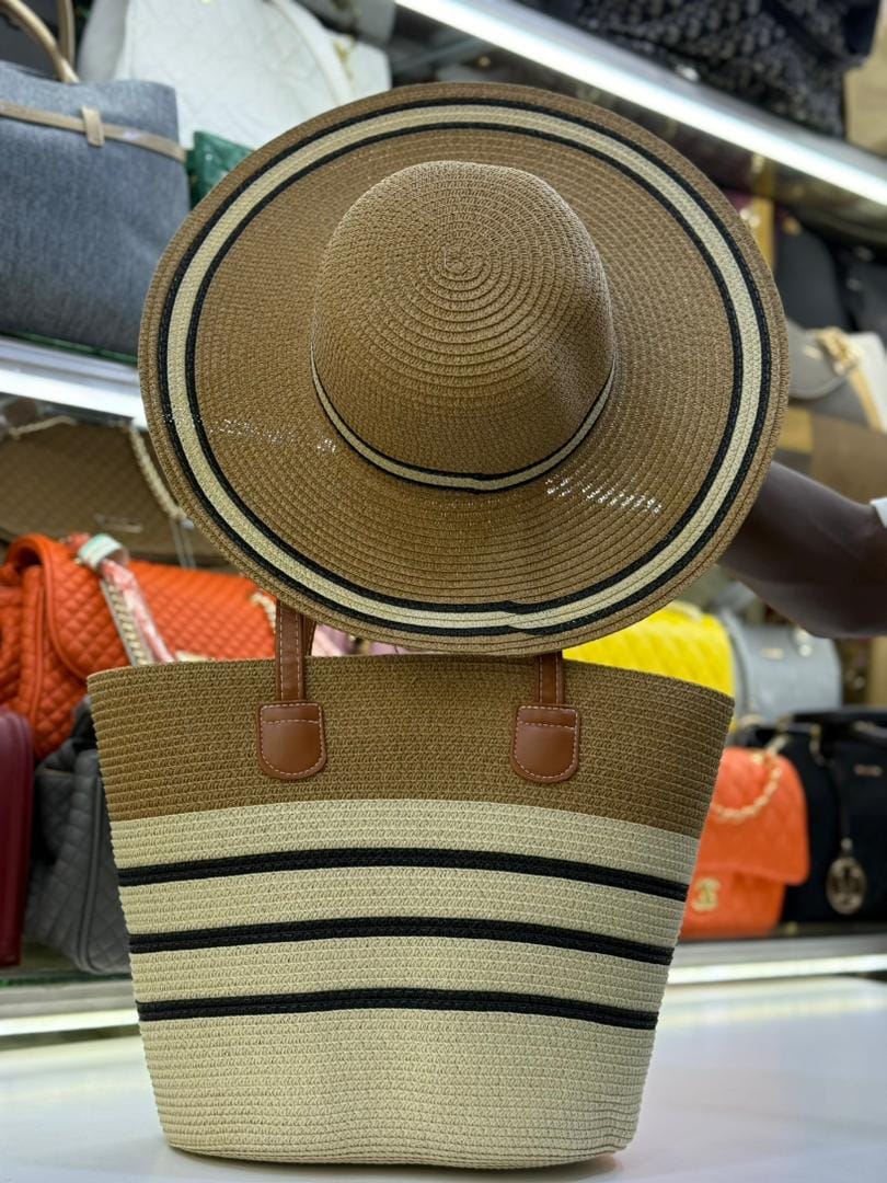 Beautiful bag with hat combo