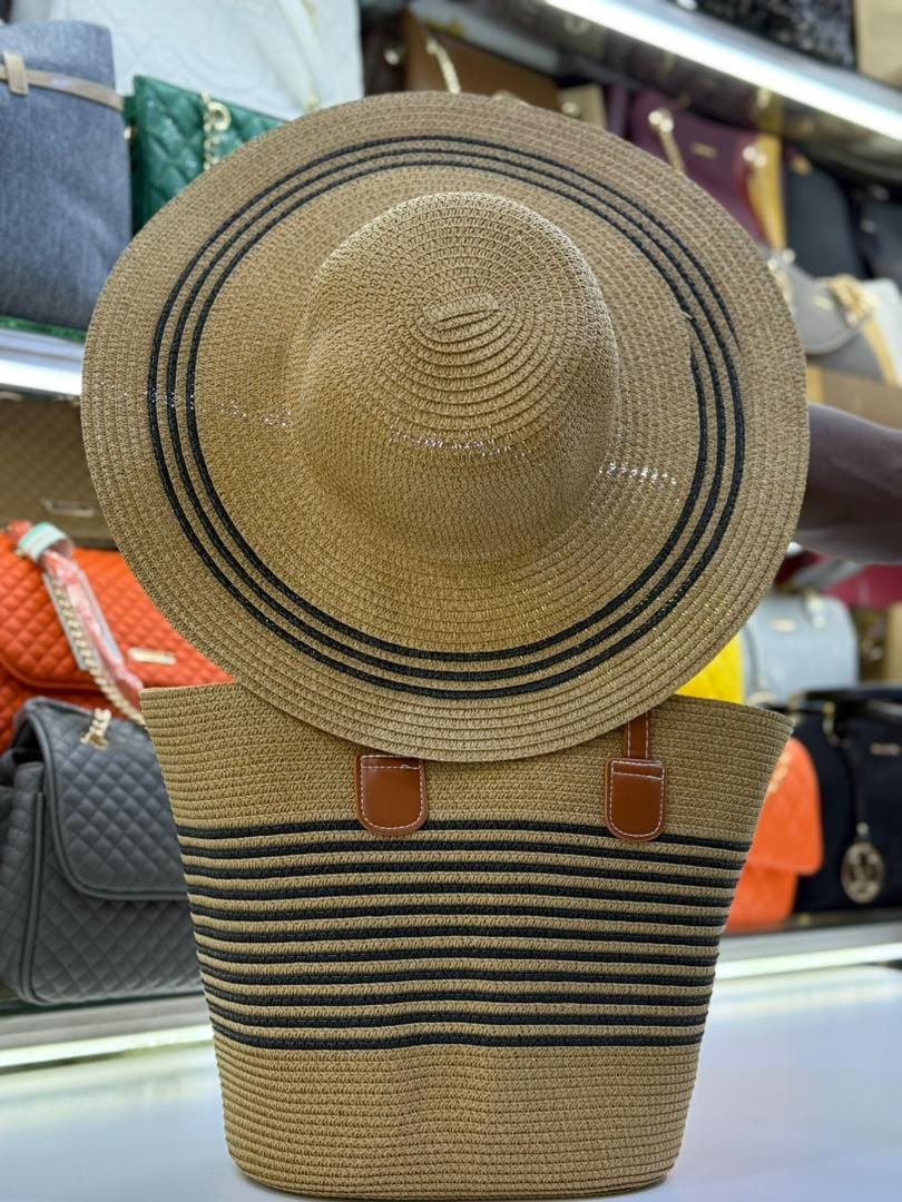 Beautiful bag with hat combo