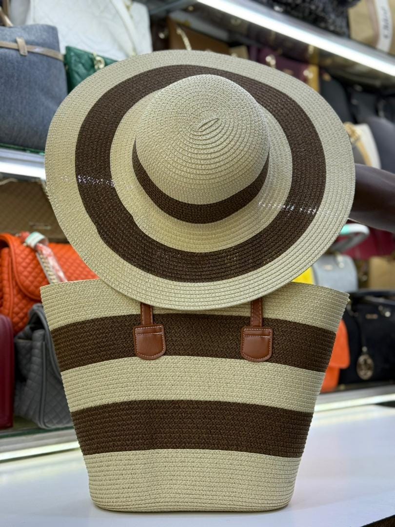Beautiful bag with hat combo