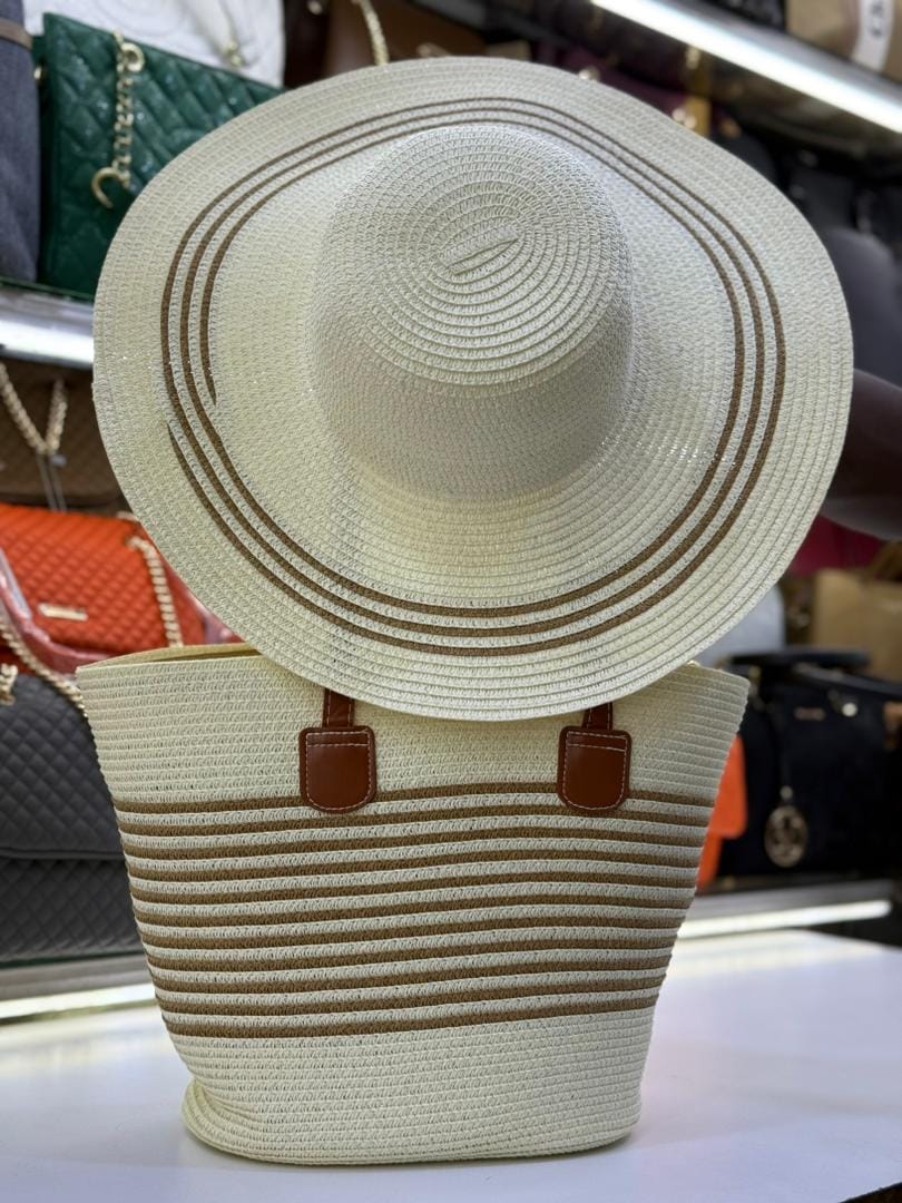 Beautiful bag with hat combo