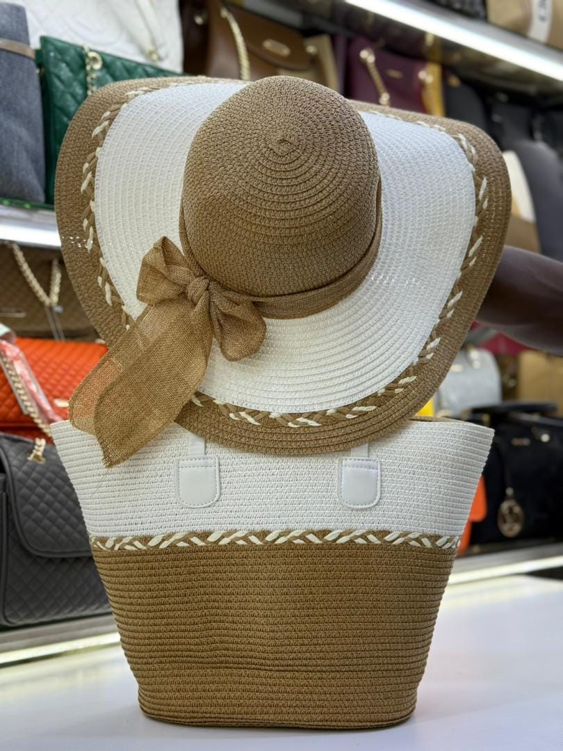 Beautiful bag with hat combo