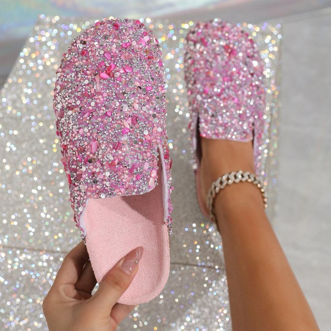 Beautiful glitter shoes