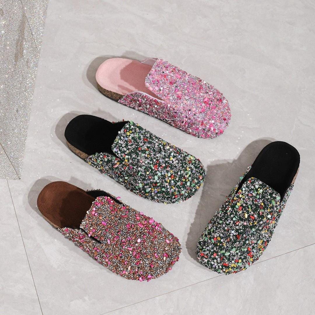 Beautiful glitter shoes