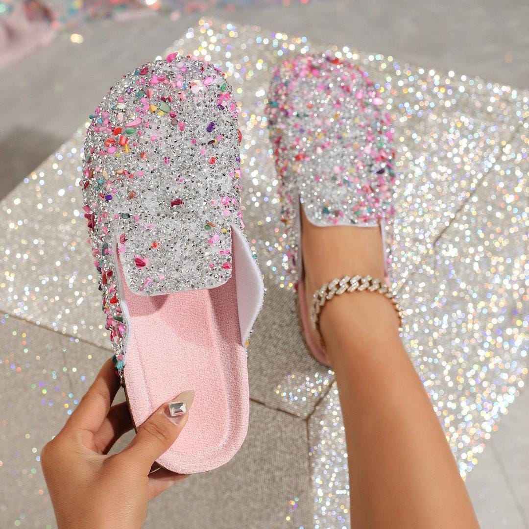 Beautiful glitter shoes