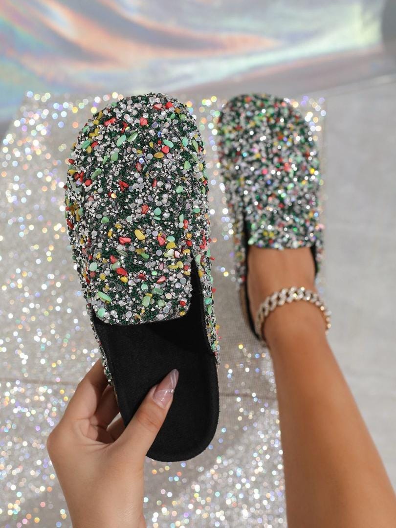 Beautiful glitter shoes