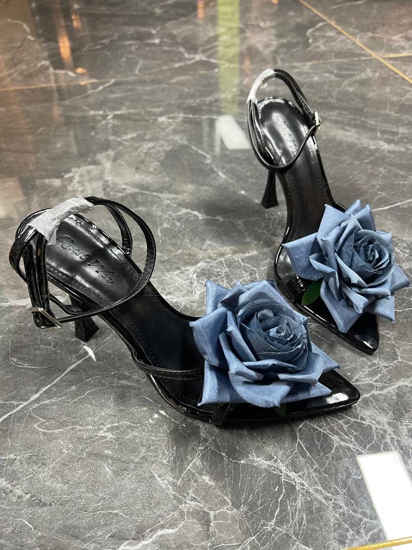 Pretty rose heels shoes for women
