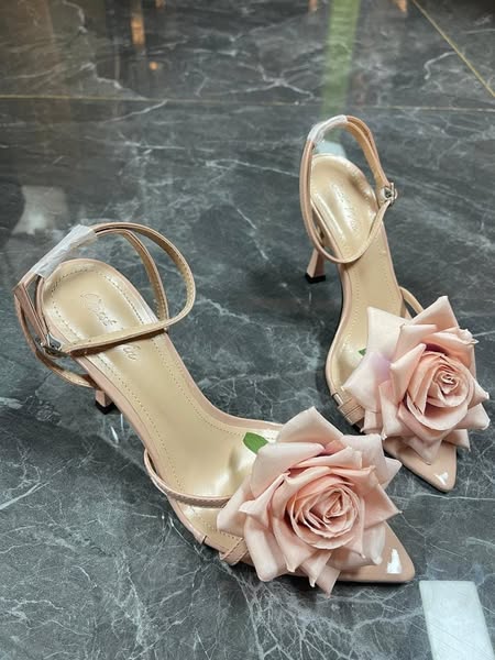 Pretty rose heels shoes for women