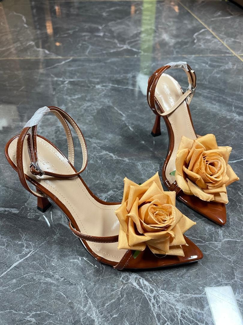 Pretty rose heels shoes for women