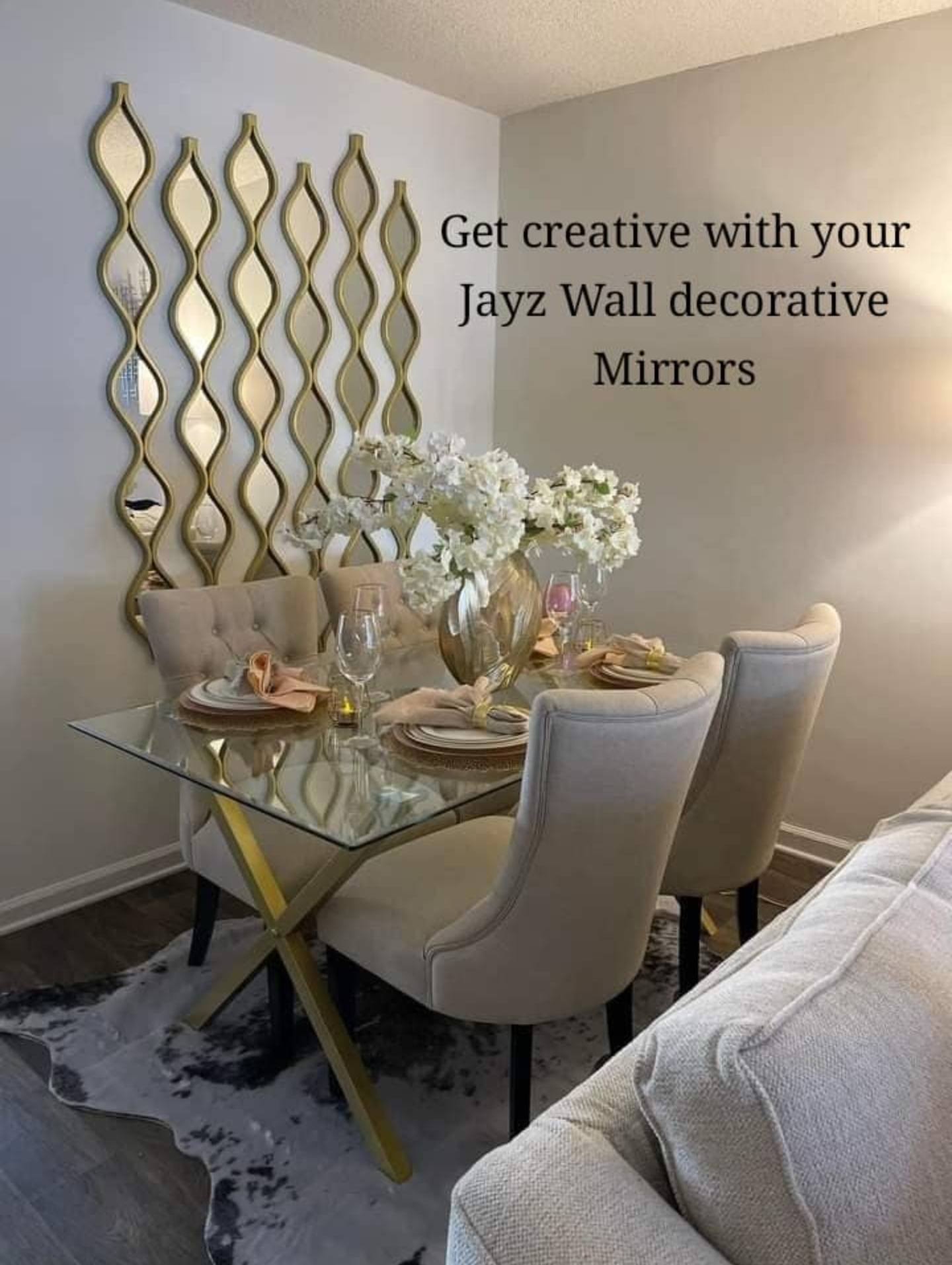 WALL DECORATIVE MIRRORS 3pc