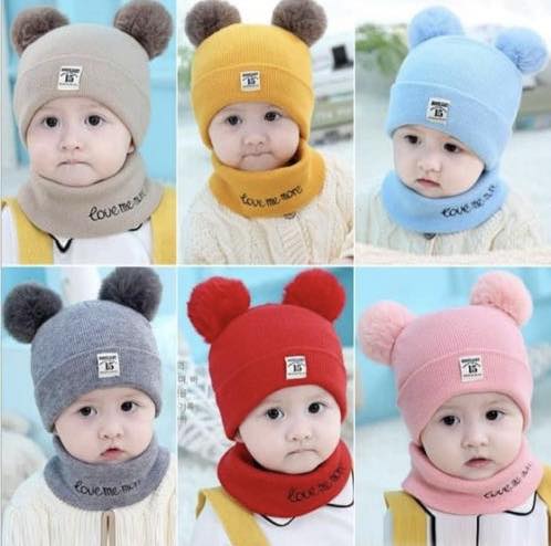 Baby Cap & Scarf 