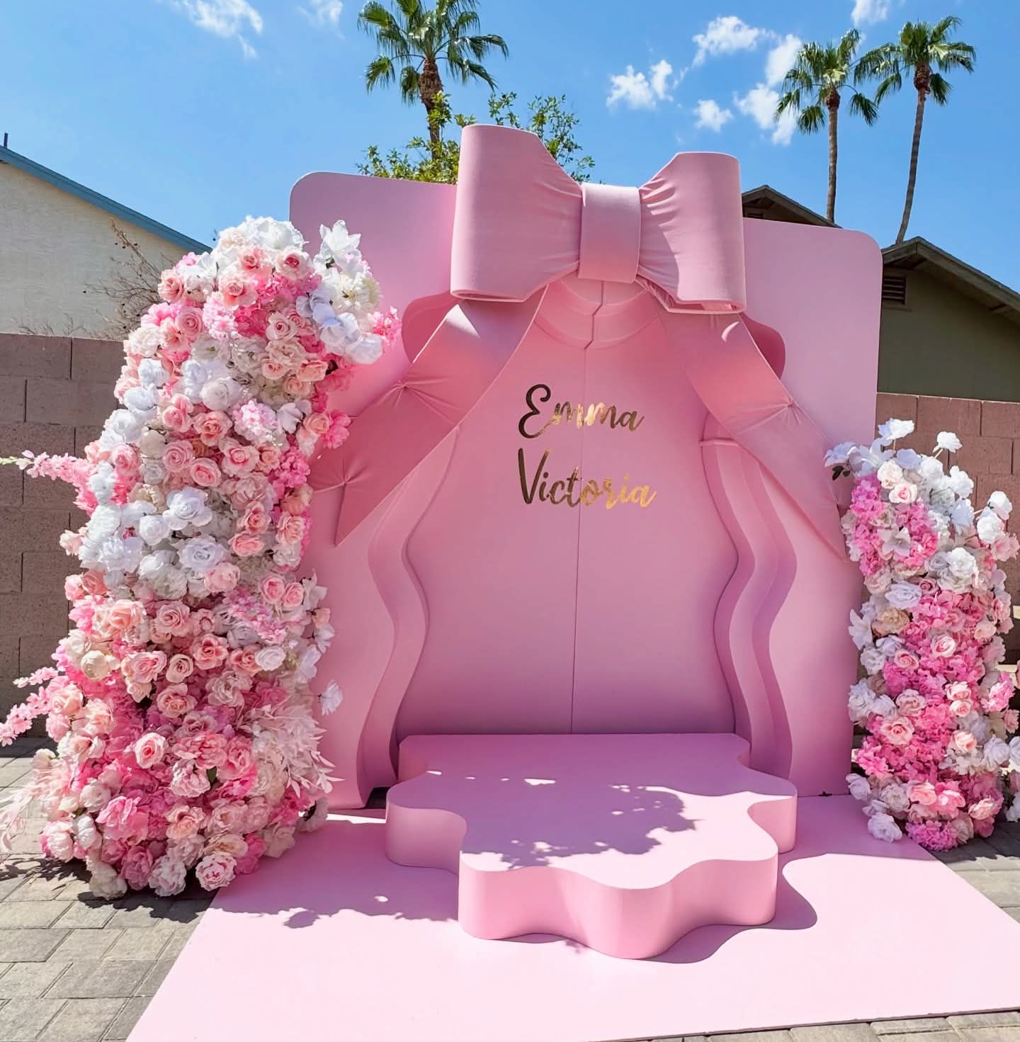 Pink elegant  decor