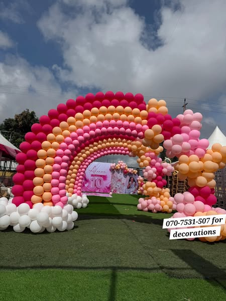 Rainbow vibes deco