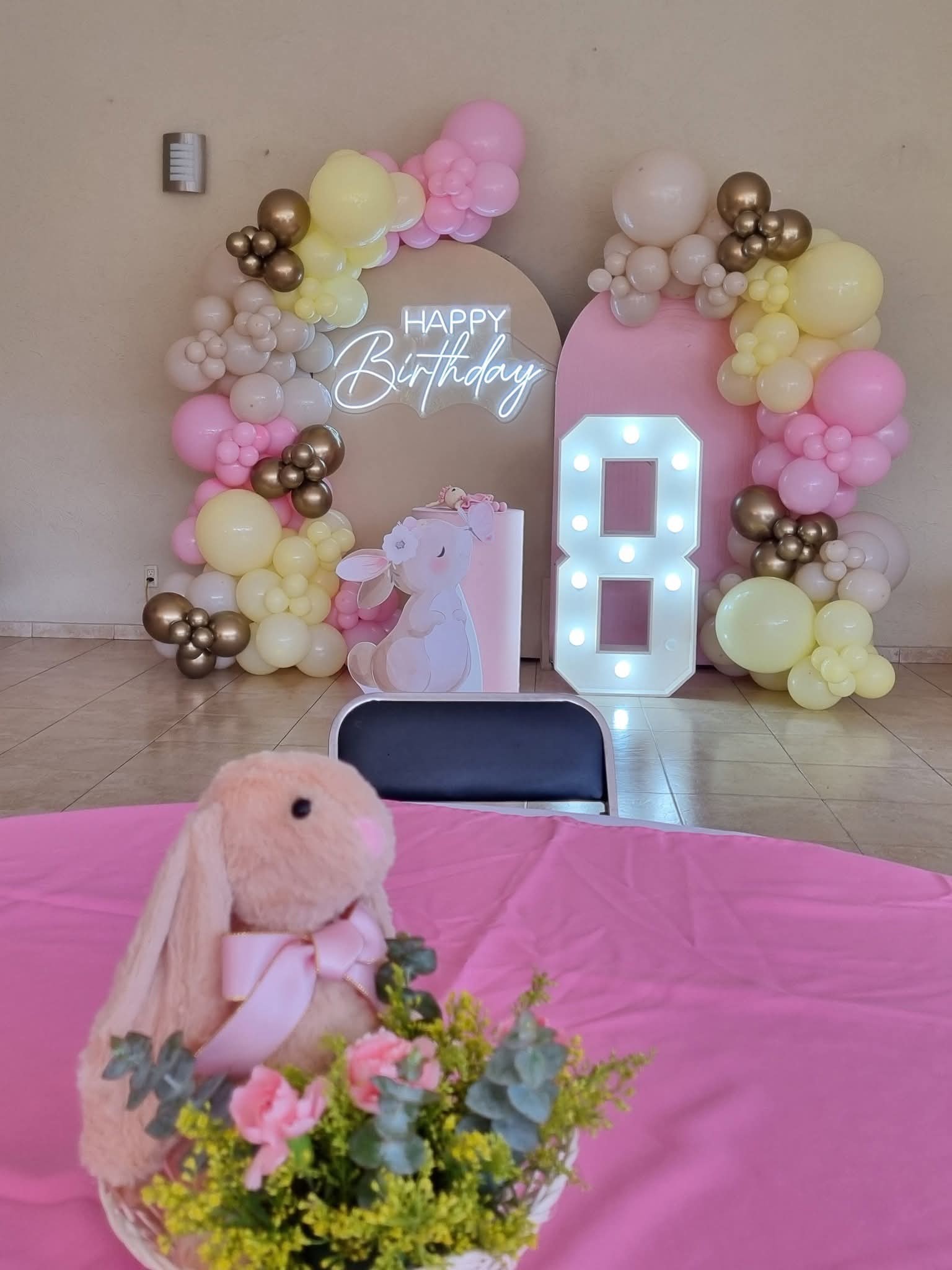Little bunny themed decoration