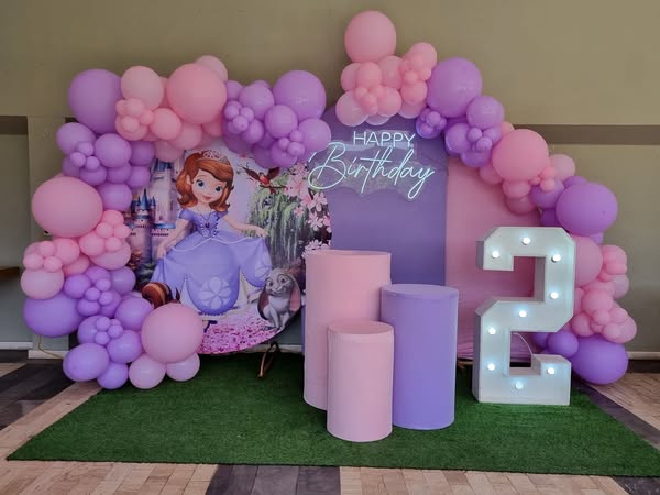 Princess Sofia birthday decoration