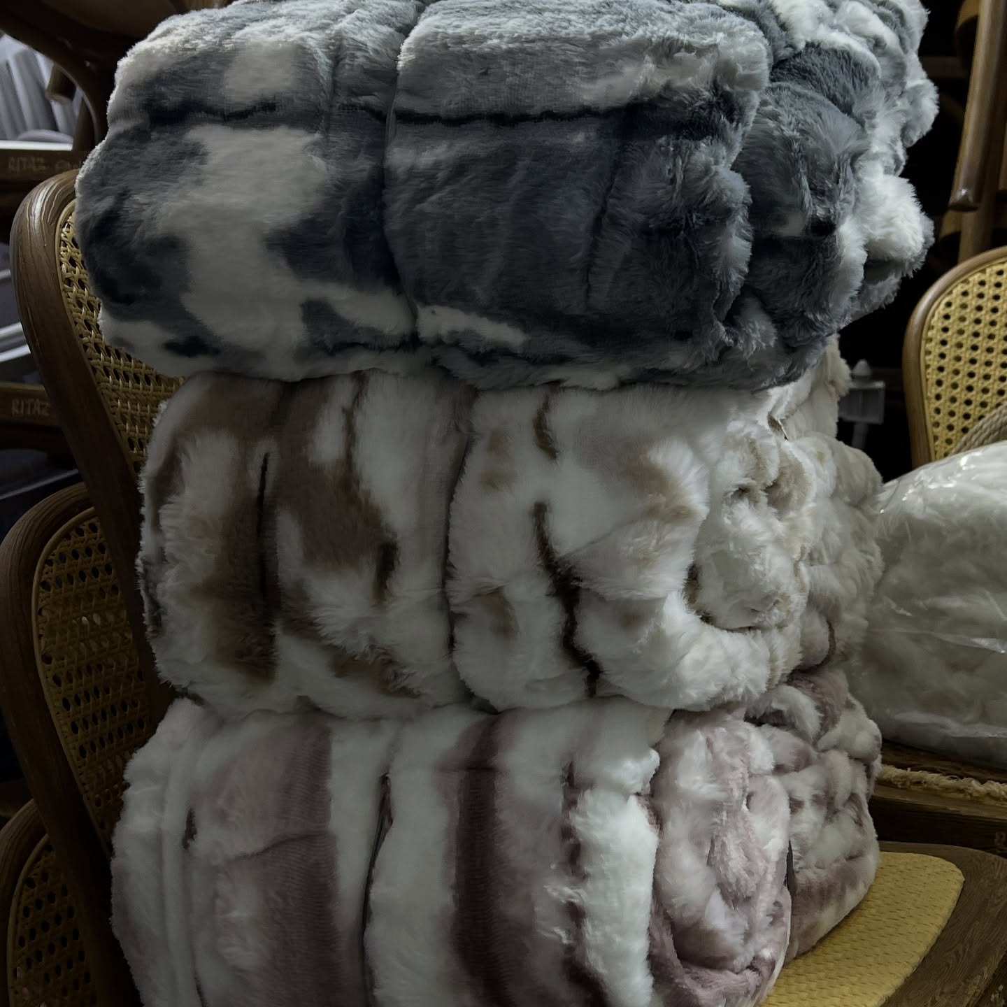 Cute fluffy Fleece blankets