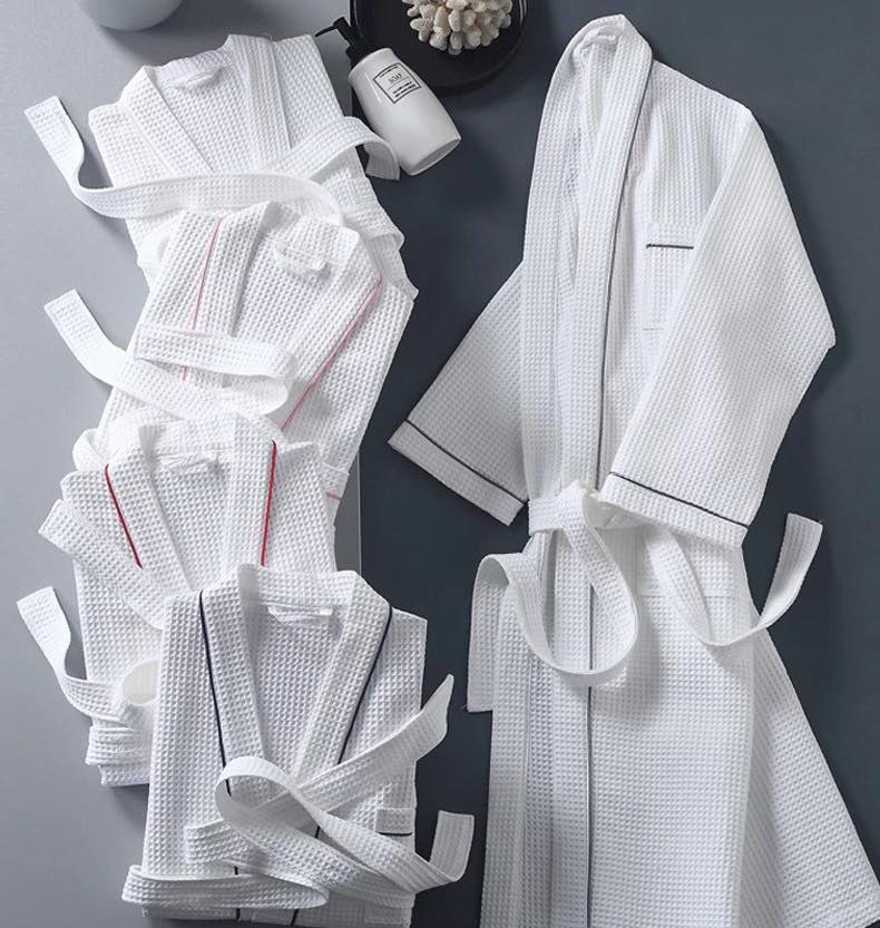 Waffle bathrobes