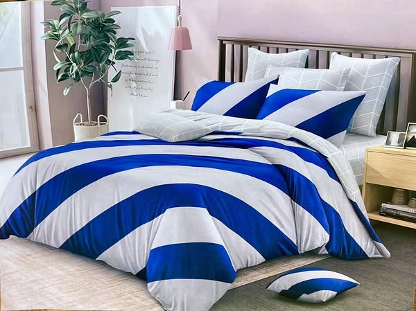 5/6 duvets with 2 pillow cases with a bedsheet