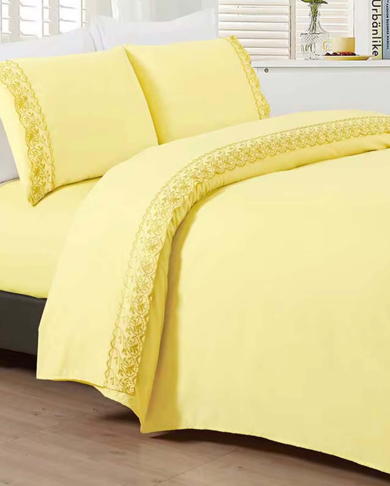 5/6 soft fiber fitted elastic bedsheets  with 2 pillow cases
